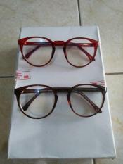 Kacamata Anti Radiasi Hp Dan Komputer Fashion Oval Besar Trendy Korea
