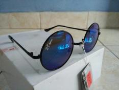 Kacamata Bulat Biru Kacamata Fashion Trendy Ala Korea Gaya Gaul