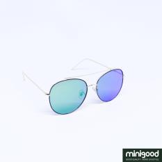 minigood TERBARU kacamata fashion trendi bingkai metal melindungi mata dari silau untuk travelling