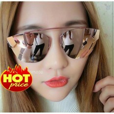 Kacamata hitam wanita import murah obral Sunglass artis UV400 /aviator kacamata wings korea kc 39 pink / alkasih