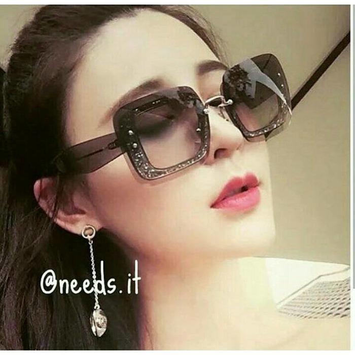 Kacamata hitam wanita import murah obral Sunglass artis UV400 /aviator kacamata wings korea kc 69 black / alkasih