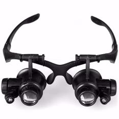 Kacamata Pembesar 25x Magnifier dengan 2 LED