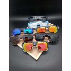 KACAMATA QUIKSILVER POLARIZED SUNGLASS PRIA HITAM TANGKAI MOTIF BIRU XRAYCOM