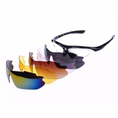 Kacamata Sepeda dengan 5 Lensa Myopia Kacamata Outdoor Dengan 5 Lensa Berbeda Warna