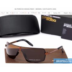 Kacamata Sunglasses Porsche Design P8491 Brown Premium Quality