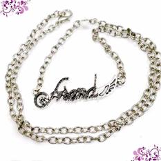 Kalung Couple Friends - Kalung Silver Aksesoris Imitasi Fashion Couple untuk Pria Wanita Kado Ulangtahun Murah Kalung Pasangan Valentine