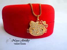 Kalung Hello Kitty Lapis Emas ~ Aksesories Cantik ~ Nesya Jewellry