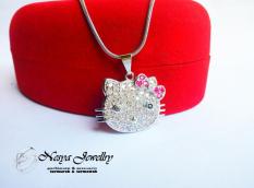 Kalung Hello Kitty Unyu ~ Unyu Lapis Emas Putih … Nesya Jewellry