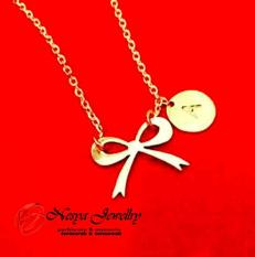 Kalung Inisial Nama Lapis Emas Persahabatan … Nesya Jewellry