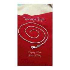 KALUNG ITALY PERAK 925/PERHIASAN SILVER LAPIS EMAS/KALUNG PRIA WANITA