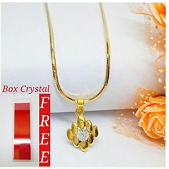 Ofashion Aksesoris Kalung XX CA 1702K020 Modern Necklace Accessories Panjang 54 Cm Emas Source Kalung Liontin