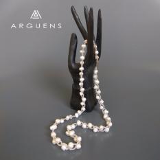 Kalung Mutiara Air Tawar Asli - Mutiara Lombok Putih Cewek Fashion