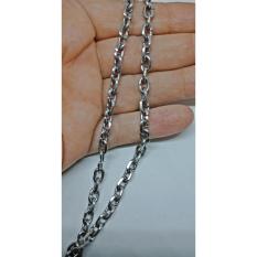 Robagin kalung rantai Pria stainless 80cm kla21