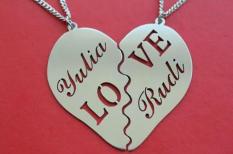 Kalung Stainless Couple Request Nama Sendiri