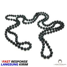 KALUNG TITANIUM PRIA - BLACK EDITION - BIJI LADA