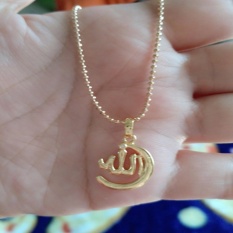 kalung tulisan arab gold xuping cantik