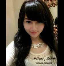 Kalung Wanita Cantik Ukir Nama Lapis Emas Putih Big Size … Nesya Jewellry