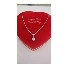 KALUNG WANITA PERAK 925 / PERHIASAN SILVER LAPIS EMAS PUTIH/PERAK ASLI