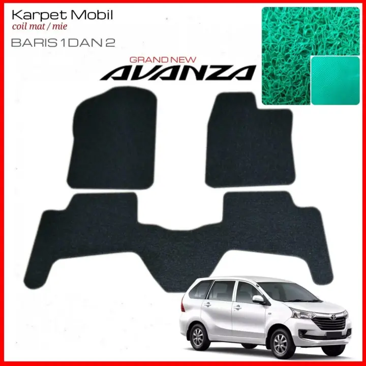 Karmob Karpet Mobil Grand New Avanza Baris 1 Dan 2 Karpet Mobil Bihun Avanza Karpet Mie