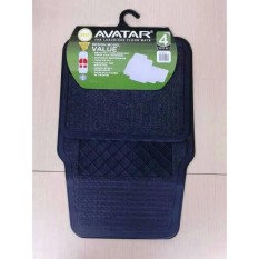 karpet mobil avatar HITAM isi 4 pcs