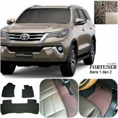Karpet Mobil Fortuner All New Baris 1,2 - Warna Coklat