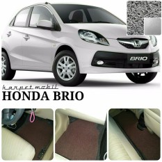 Karpet Mobil Honda Brio - Warna Abu Abu