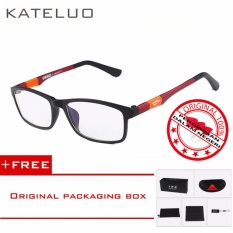 KATELUO 13022 Kacamata Komputer Anti Radiasi Pria Wanita Frame Ringan - Free Kotak Hardcase Original