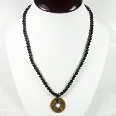 Kaukah Kalung Kokka Koin Kuno Picis - Hitam
