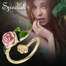 Special Cincin Bunga Eropa Dan Amerika Cincin Bagian Buka Tutup