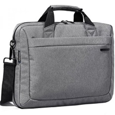 KINGSONS 15.6 Inch Laptop Shoulder Bag Nylon Tas Portable Handbag Klasik Messenger Handbag Shoulder Bag Laptop Case untuk TRAVEL/ Bisnis/Asus/Dell/Lenovo/HP/SAMSUNG-Intl