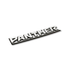 Klikoto Emblem Mobil Variasi Tulisan Panther - Underline