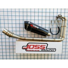 Knalpot Scorpion Red Power Carbon, Full System Ready For Ninja 250 Carbu / Mt25 / R25 / CBR 250RR Suara NGEBAS GAHAR