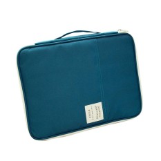 Kobwa Multifungsi A4 Laptop Elektronik Koper Paket Paket Pelajar Mengajukan Penyimpanan Tas, 35*26*3.5 Cm-Internasional