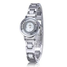 Kobwa Yaqin Yaqin Asli Jam Tangan Berlian Wanita Pasir Putih Kas Jam Tangan Mawar Emas (Perak)