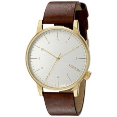 KOMONO Unisex KOM-W2254 Winston Regal Series Analog Display Japanese Quartz Brown Watch