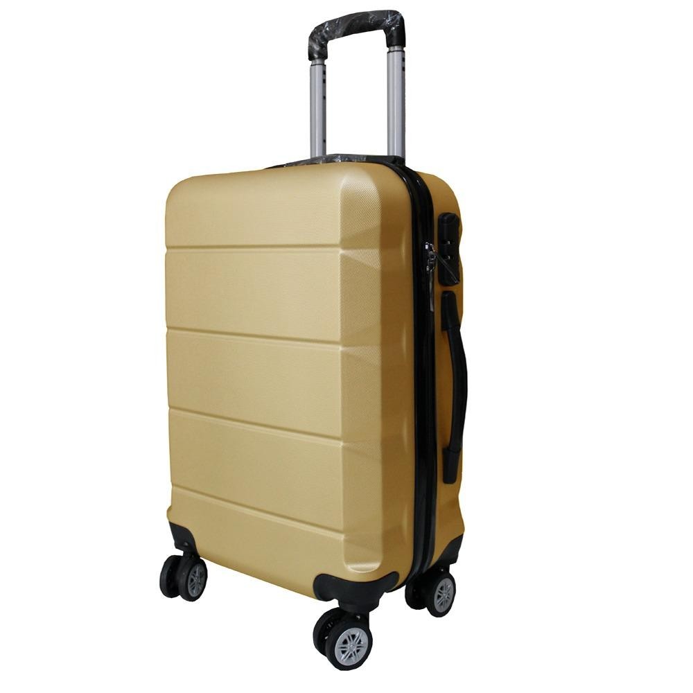 Koper Polo Expley Hardcase Luggage 20 Inchi 802-20 Gold Waterproof  