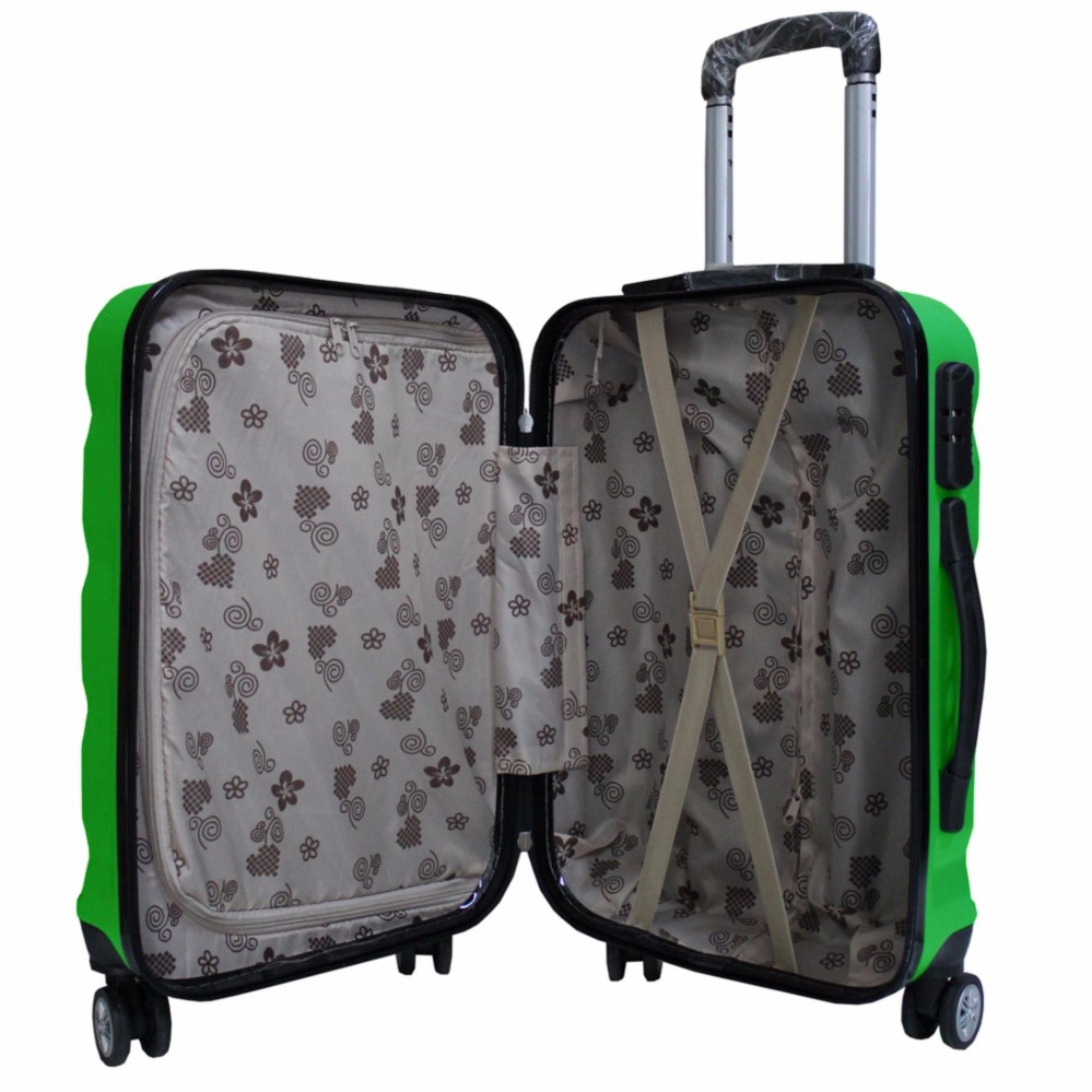 Koper Polo Expley Hardcase Luggage 20 Inchi 802-20 Green Waterproof  