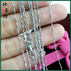Korea Fashion Style Sangat Tipis Tunggal Rantai Paduan Kalung