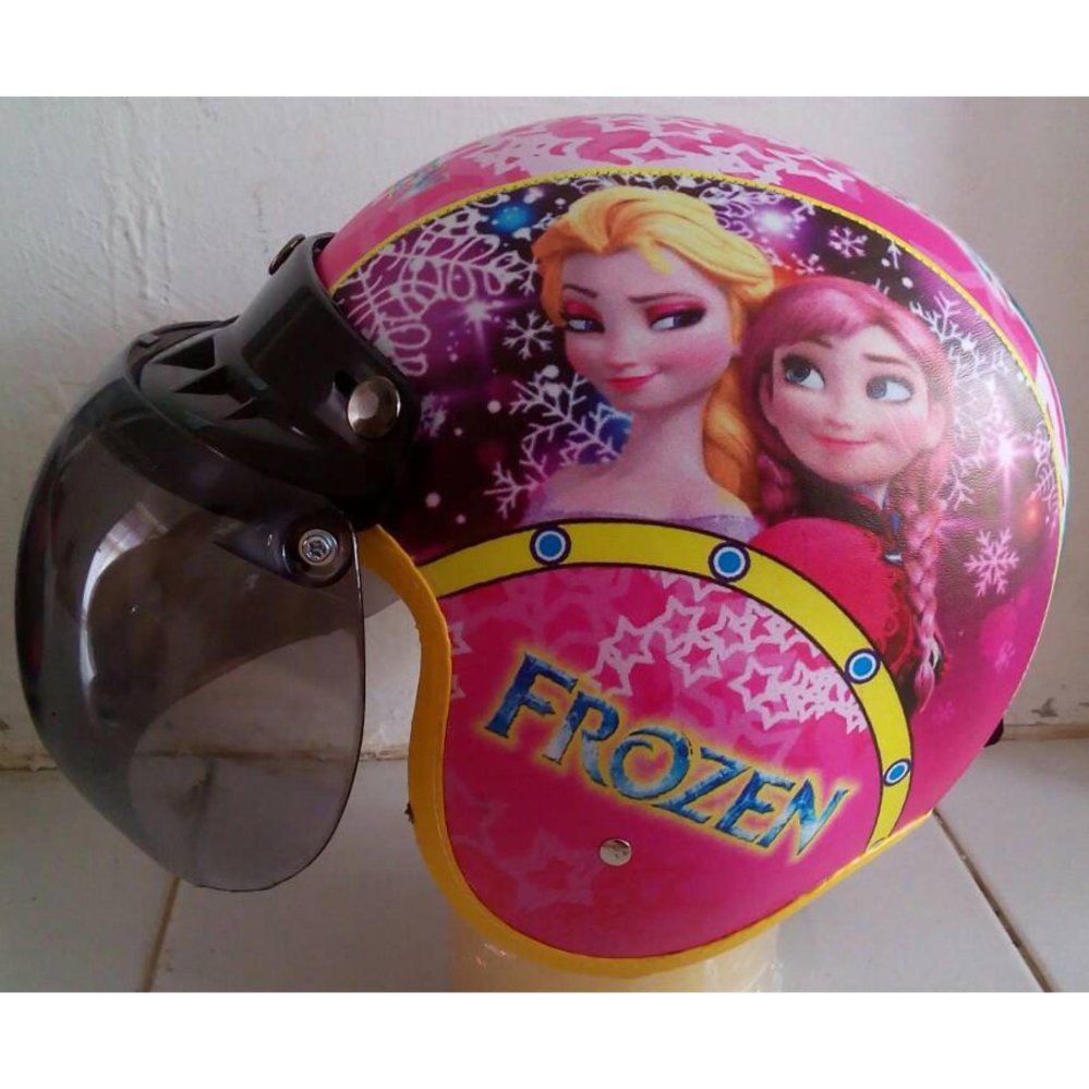 Kreasi Lokal - Helm Bogo Pilot Anak Usia 6 - 10 Tahun Figur Pilot Frozen