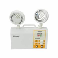 krisbow rechargeable led emergency lamp / lampu darurat twin spot