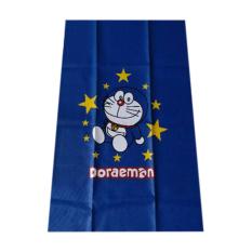 Kulit Cover Sarung Jok Motor Sablon gambar DORAEMON Besar - Biru