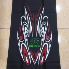 Kulit / Cover / Sarung Jok Motor Sablon Tribal 46 - MERAH