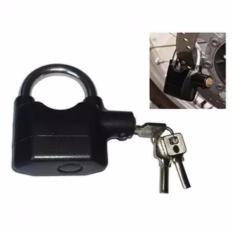 Kunci gembok cakram Ban motor gembok Alarm padlock getar Ring Pendek