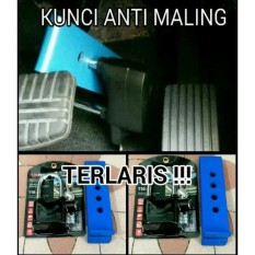 kunci kopling anti maling + gembok Alarm. Kunci kopling kunci rem. Universal bisa pasang untuk semua mobil. Matic dan Manual.