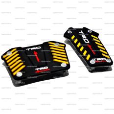 Kuning - Aksesoris Mobil Pedal Gas Matic Automatic TRD Sportivo Kopling Rem Racing Mobil Toyota Calya Agya Avanza Innova Sienta Fortuner Rush Hilux Yaris Honda Jazz Brio Satya Mobilio HR-V BR-V Daihatsu Ayla Xenia Gran Max Suzuki Ertiga Sigra