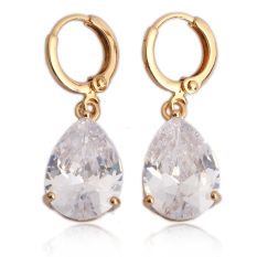 Lady Anting-Anting Liontin 18 Karat Berlapis Emas Putih