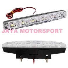 Lampu LED Daytime Running Light / DRL Mobil / Motor Plasma / 6 LED 12W 930LM (2 Pcs / Set)