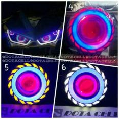 Lampu motor Led Projie Double AE + DE bukan HID Projector