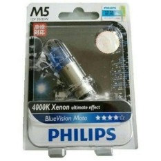 Lampu Motor Philips Blue Vision M5 K1 35/35Watt Lebih Terang & Fokus