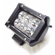 Lampu Sorot Offroad Led 6 Mata 18w Motor mobil Cahaya putih